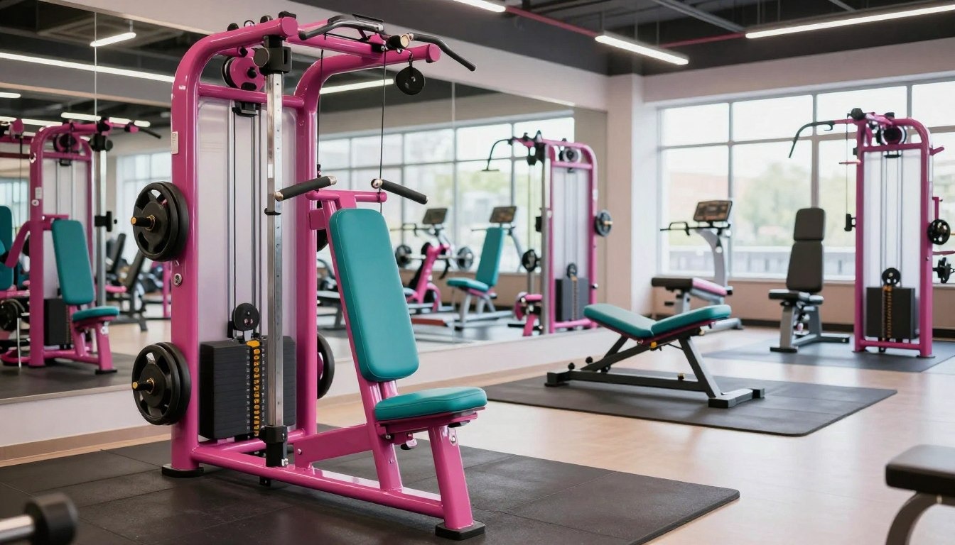 Achieve a Perfect Shape: American & British Women’s Heavy Gym Machine Routine